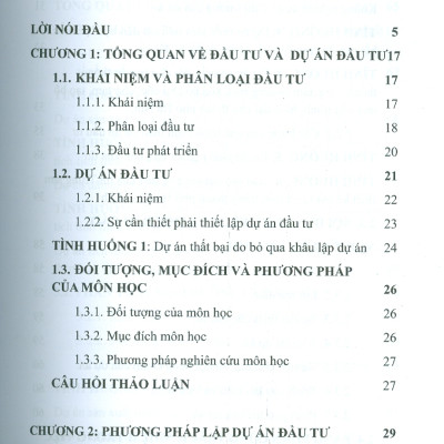 Giáo trình Lập Và Thẩm Định Dự Án Đầu Tư: Lý Thuyết - Tình Huống Thực Tế Và Bài Tập (Sách dành cho những người muốn khởi nghiệp thành công) - Đỗ Phú Trần Tình (Chủ biên); Nguyễn Thanh Huyền; Nguyễn Văn Nên; Trần Thị Kim Đào; Lê Thị Phương Loan)
