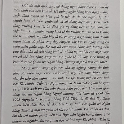 Sách - Giáo Trình Quản Trị Ngân Hàng Thương Mại