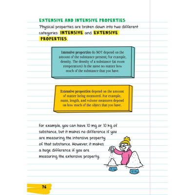 Sách Everything you need to ace Chemistry, Sổ tay hóa học bản tiếng anh, Tổng hợp kiến thức từ lớp 8 đến lớp 12 - bìa cứng, in màu