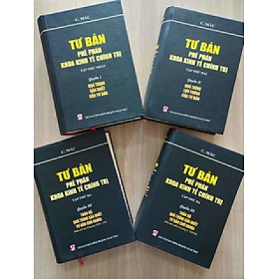 Tư bản phê phán khoa kinh tế chính trị (Bộ 4 cuốn)