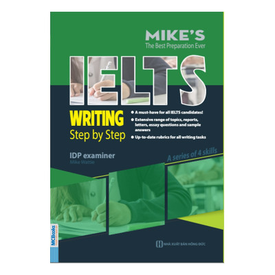 Combo Bộ Sách Luyện Thi Ielt Tổng Quát - Bí Kíp Tự Học Ielts 8.0 ( General Ielts Mike ) tặng kèm bookmark  