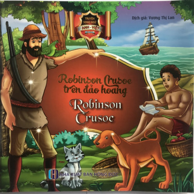 Ăn Dặm Kiểu Nhật (Tái Bản 2018) Tặng truyện song ngữ anh việt bìa mềm Robinson cruose trên đảo hoang