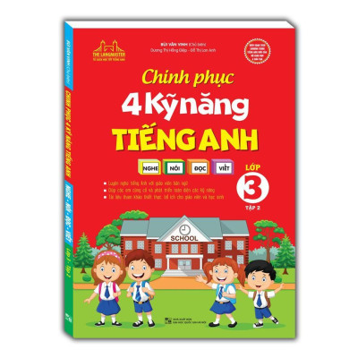 Sách - Chinh Phục 4 Kỹ Năng Tiếng Anh Nghe - Nói - Đọc - Viết Lớp 3 - Combo 2 Tập - Minh Thắng