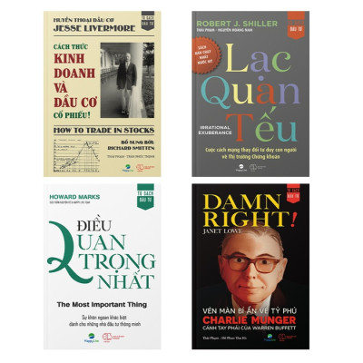 Bộ sách Trí Tuệ Tỷ Đô Của Các Bậc Thầy Đầu Tư 2022 (gồm 4 cuốn) - Happy Live