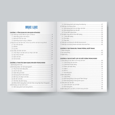 Combo 4 Sách Word - Excel - Powerpoint - Google Sheets Unica từ cơ bản đến nâng cao kèm video bài giảng