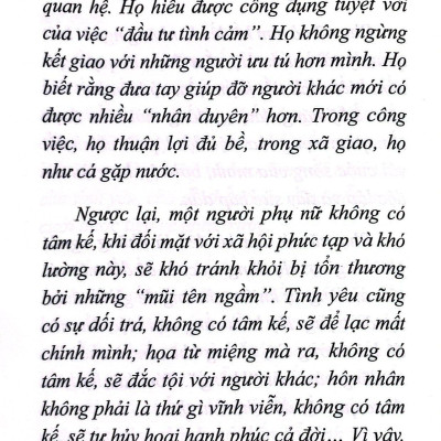Sách - Tâm Kế Phụ Nữ