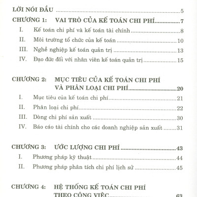 Kế Toán Chi Phí