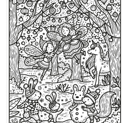 Winter Wonderland Magic Painting Book