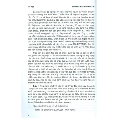 Solidworks Toàn Tập - Phần Sơ Cấp - Phần Trung Cấp - Phần Cao Cấp ( bộ 3 cuốn )