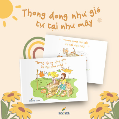 Thong Dong Như Gió - Tự Tại Như Mây (Sách tô màu)