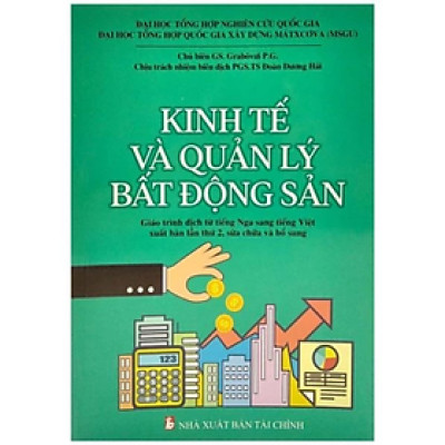 Sách - Kinh Tế và Quản Lý Bất Động Sản (dịch từ tiếng Nga) xuất bản lần thứ 2, sửa chữa và bổ sung - Nhiều tác giả - NXB Tài chính - Minh Đức