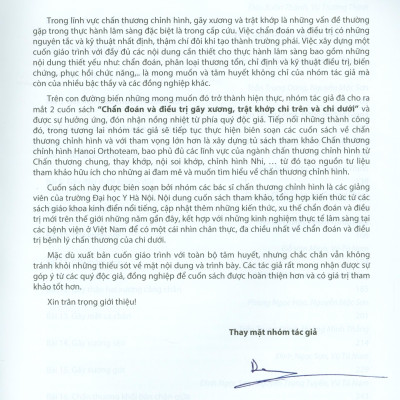 Chẩn Đoán Và Điều Trị Gãy Xương, Trật Khớp Chi Dưới