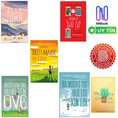 Combo Sách Tiểu Thuyết Hay Của Tác Giả Fredrik Backman ( Bộ 5 cuốn ):  Người đàn ông mang tên Ove + Những Kẻ Âu Lo + Britt-Marie Đã Ở Đây + Bà Ngoại Tôi Gửi Lời Xin Lỗi Và Beartown Thị Trấn Nhỏ, Giấc Mơ Lớn ( Tặng Kèm Sổ Tay Xươn Rồng )