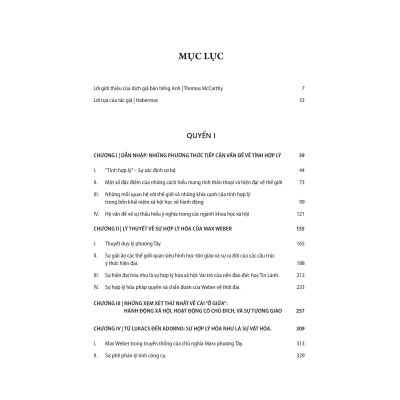 Lý Thuyết Về Hành Động Tương Giao - Theorie Des Kommunikativen Handelns - Bìa Cứng - Bản Quyền