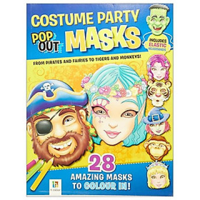 Costume Party Pop Out Masks