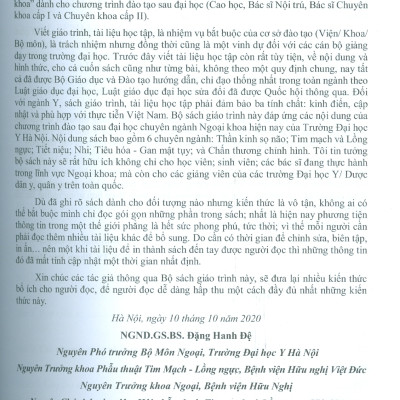 Bệnh Học Ngoại Khoa Tiêu Hóa (Dùng cho đào tạo sau đại học)