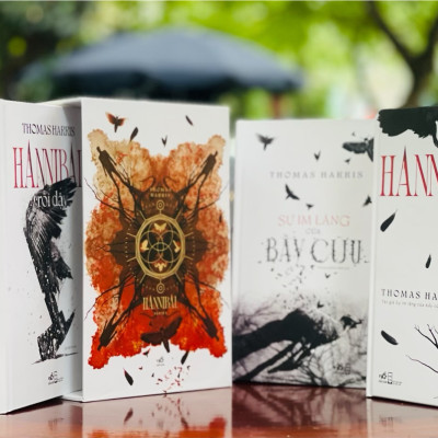 [boxset giới hạn 300 hộp gồm 4 tập bìa cứng của Nhã Nam] – HANNIBAL series – Thomas Harris – Rồng đỏ, Sự im lặng của bầy cừu, Hannibal, Hannibal trỗi dậy