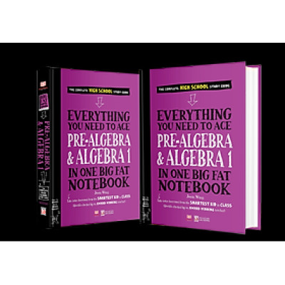 Sách Everything you need to ace prealgebra and algebra1, Sổ tay đại số ( lớp 8 - lớp 12 )