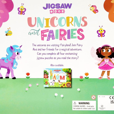 Jigsaw Book: Unicorns And Fairies
