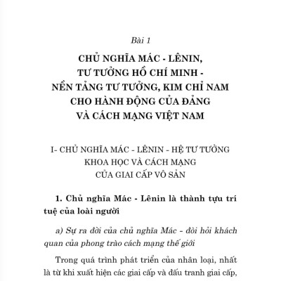 Tài liệu bồi dưỡng lý luận chính trị dành cho đảng viên mới (xuất bản lần lần thứ 21 có sửa chữa, bổ sung)