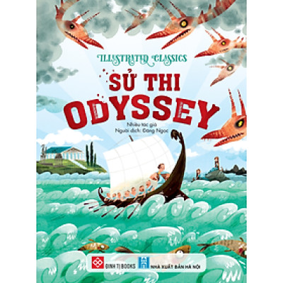 Sách - Illustrated Classics - Sử Thi Odyssey - Bìa Cứng