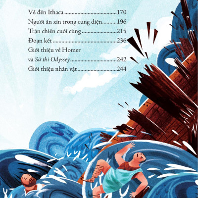 Sách - Illustrated Classics - Sử Thi Odyssey - Bìa Cứng