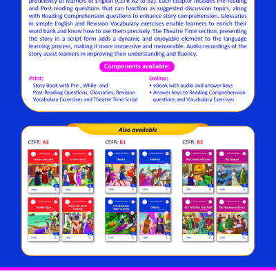 Combo truyện đọc Shakespeare Graded Readers - CEFR B1