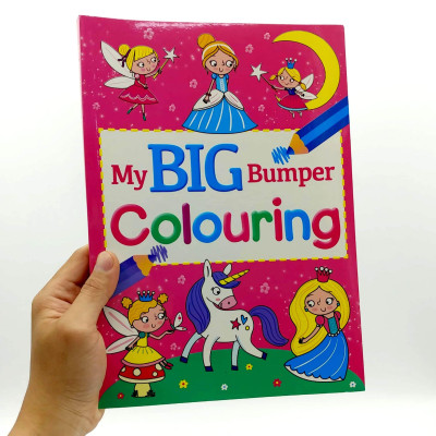 My Big Bumper Colouring (Pink)