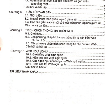 Giáo Trình Khao Phá Dữ Liệu Web