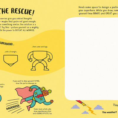 Sách tô vẽ tiếng Anh: The Unworry Drawing Book