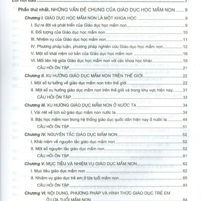 Giáo Trình Giáo Dục Học Mầm Non