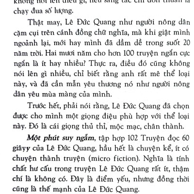 Một Phút Suy Ngẫm