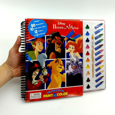 Disney Heroes & Villains Deluxe Poster Paint & Color