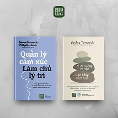 ComBo 2 cuốn Quản Lý Cảm Xúc Làm Chủ Lý Trí + Nuôi Dưỡng Trí Não, Cân Bằng Cảm Xúc - Bản Quyền