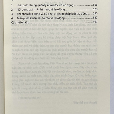 Sách - Giáo Trình Luật Lao Động Việt Nam