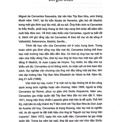 Don Quixote Nhà Quý Tộc Tài Ba Xứ Mancha - Tập 1