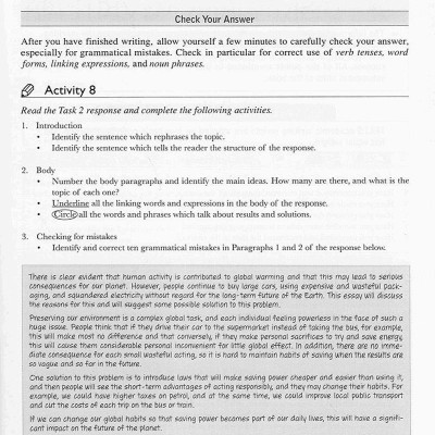 Lessons For IELTS - Advanced Writing