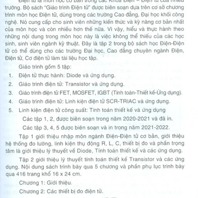 Giáo Trình Điện Tử - Linh Kiện Điện Tử Transistor