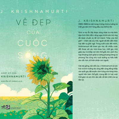 Sách - Vẻ đẹp của cuộc sống (Nhật ký của Krishnamurti) (J. Krishnamurti) (Nhã Nam Official)
