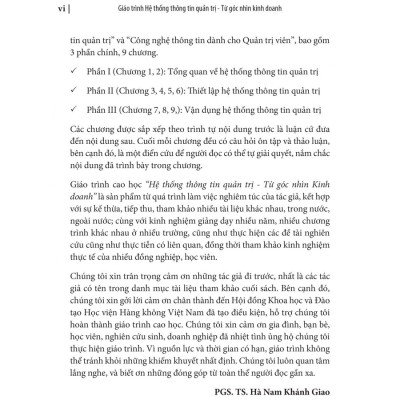 Giáo Trình Cao Học Hệ Thống Thông Tin Quản Trị - Từ Góc Nhìn Kinh Doanh