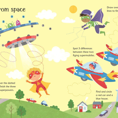 Wipe-Clean Superhero Activities