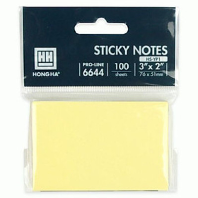 Giấy Ghi Chú Proline 3"x2" (76 x 51 mm) - Hồng Hà 6644