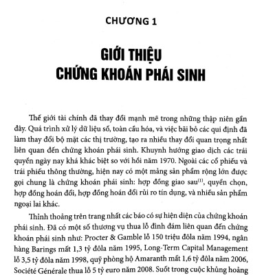 Cẩm Nang Chứng Khoán Phái Sinh (Tái Bản)