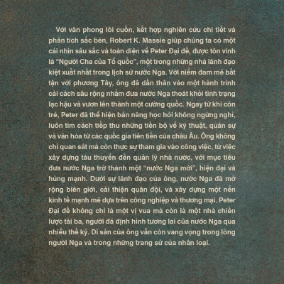 Peter Đại Đế - Sự Trỗi Dậy Của Đế Quốc Nga - Bản Quyền