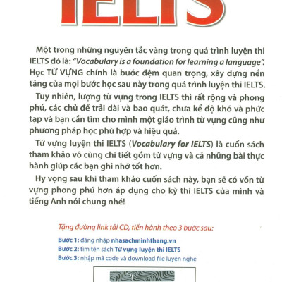 Vocabulary For Ielts - Từ Vựng Luyện Thi Ielts (Tái Bản 2020)