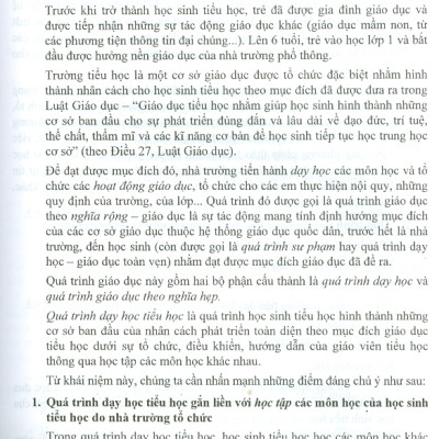 Lí Luận Dạy Học Tiểu Học