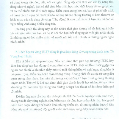 Vocabulary For Ielts - Từ Vựng Luyện Thi Ielts (Tái Bản 2020)