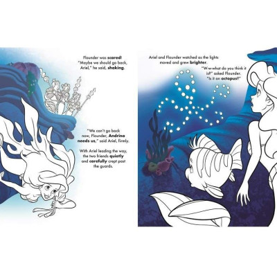 Disney Princess Ariel: Read & Colour