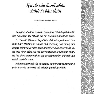Phụ Nữ Tao Nhã Là Người Hạnh Phúc Nhất