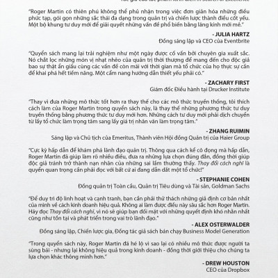 Thay Đổi Cách Nghĩ (A New Way to Think) - Roger L. Martin - PACE Books